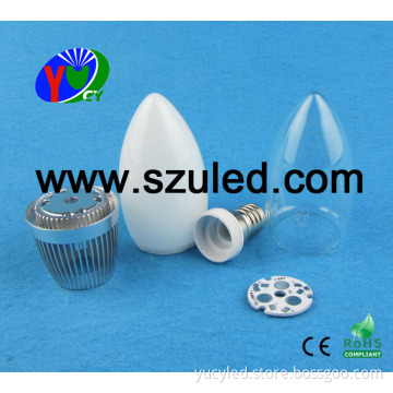 E14 Special Base 3*1W LED Candle Light (YC-4016(3*1W))
